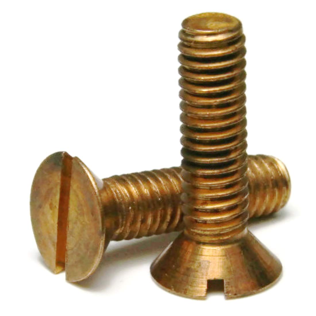 TORNILLO ESTUFA CABEZA PLANA BRONCE