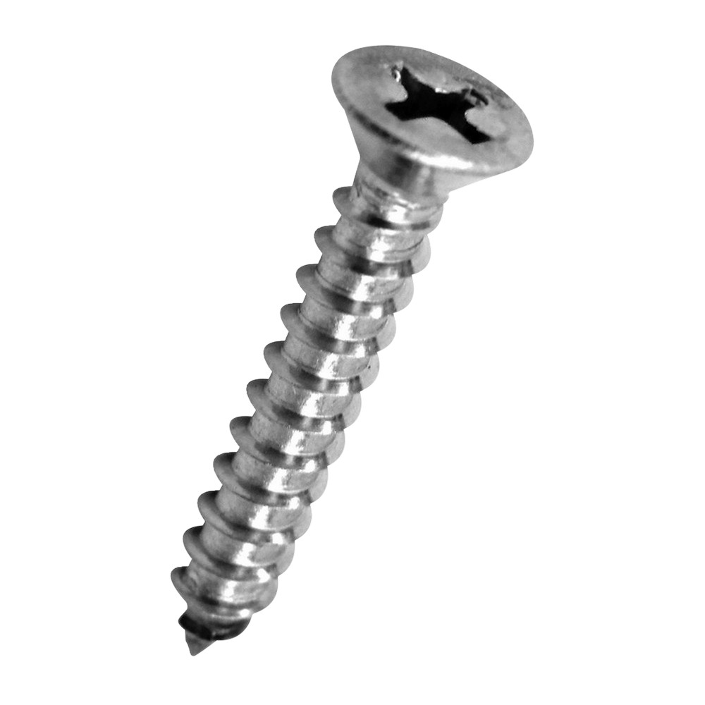 TORNILLO PARA METAL CABEZA PLANO INOXIDABLE