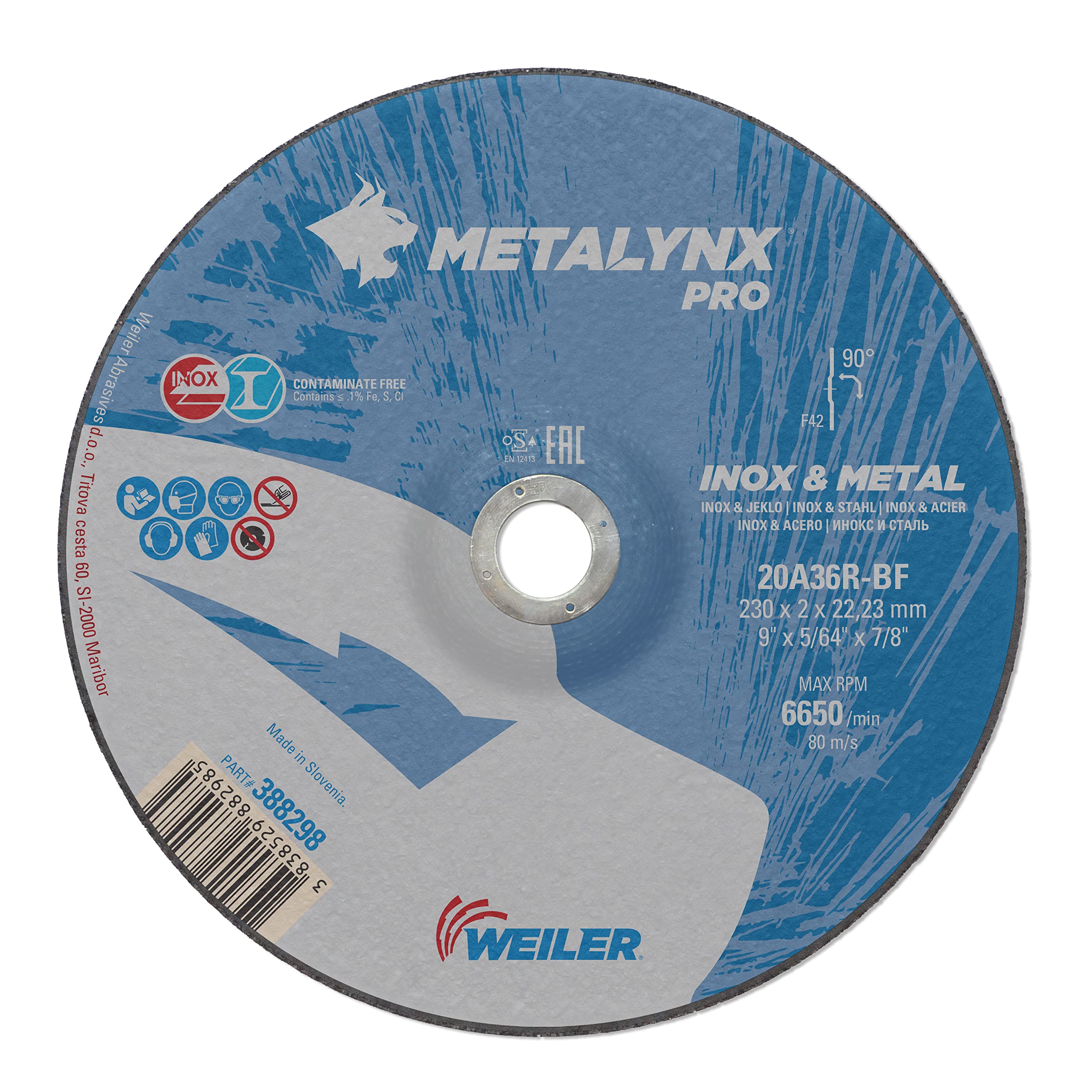 DISCOS METALYNX-INOX METAL